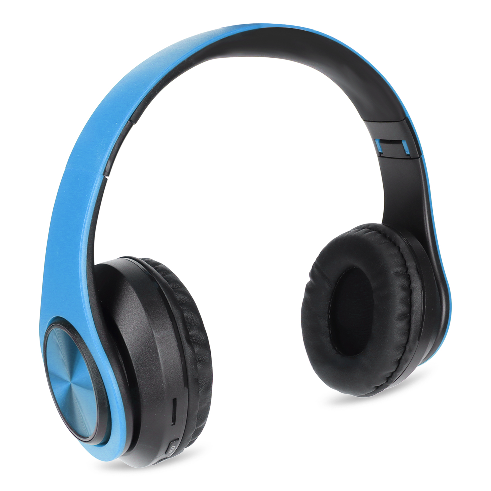 Kabelloser Stereo-kopfhörer Mit Geräuschunterdrückung, Faltbar, Bluetooth, Für Mobiltelefon, Pc, Reisen Und Gaming, Blau Und Schwarz. Kompatibel Mit Smartphones Und Pcs.