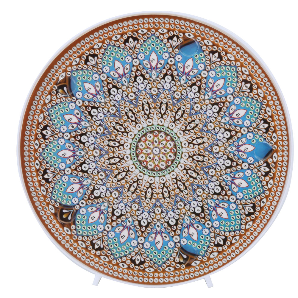 Diamantmalerei-nachtlicht, Mandala-muster In Sonderform, Heimdekoration Zxd022