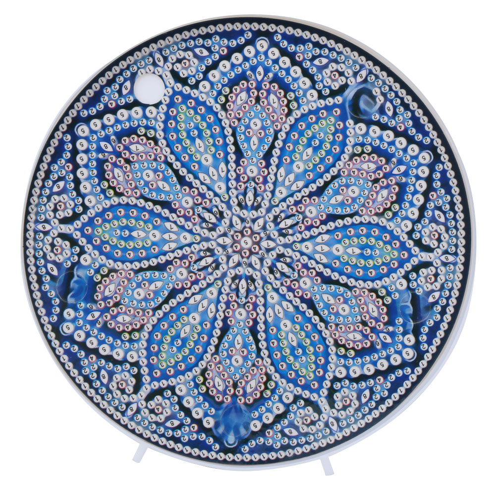 Diamantmalerei-nachtlicht, Mandala-muster In Sonderform, Heimdekoration Zxd021