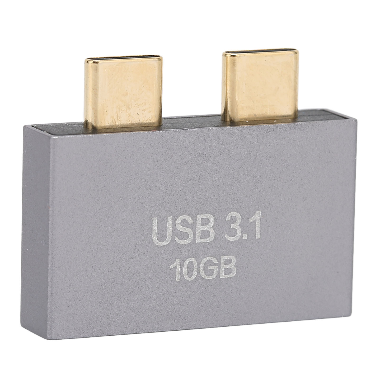 Tragbarer Mini-dual-usb-typ-c-adapter-hub Mit Zwei Typ-c-anschlüssen Für Macbooks Und Laptops (typ-c-stecker Auf Usb-buchse)