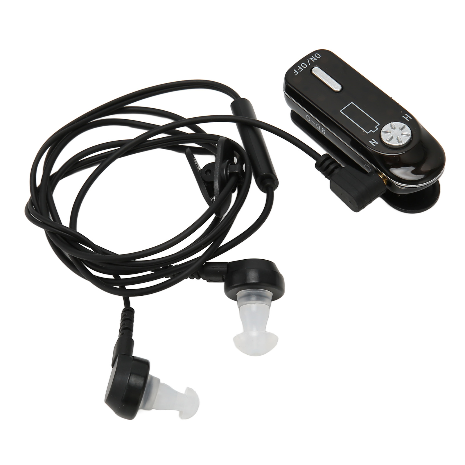 Wiederaufladbarer Audioverstärker, Geräuschunterdrückung, Lautstärkeregelung, Hörgeräte-kopfhörer, Eu-stecker 100–240 V