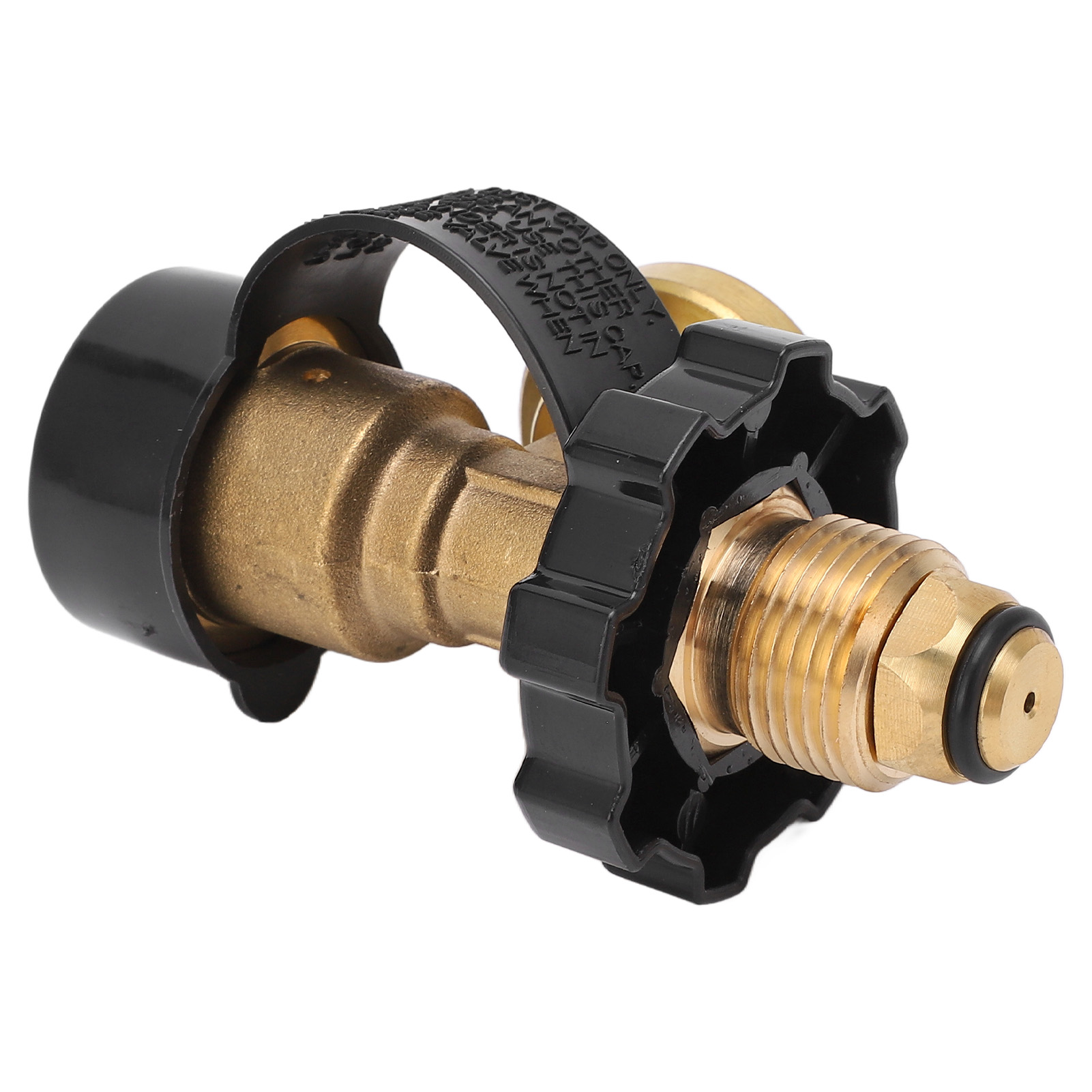 Propangastankadapter Mit Farbcodierter Propangas-füllstandsanzeige Und Leckageerkennung Sicherheitsschutz.