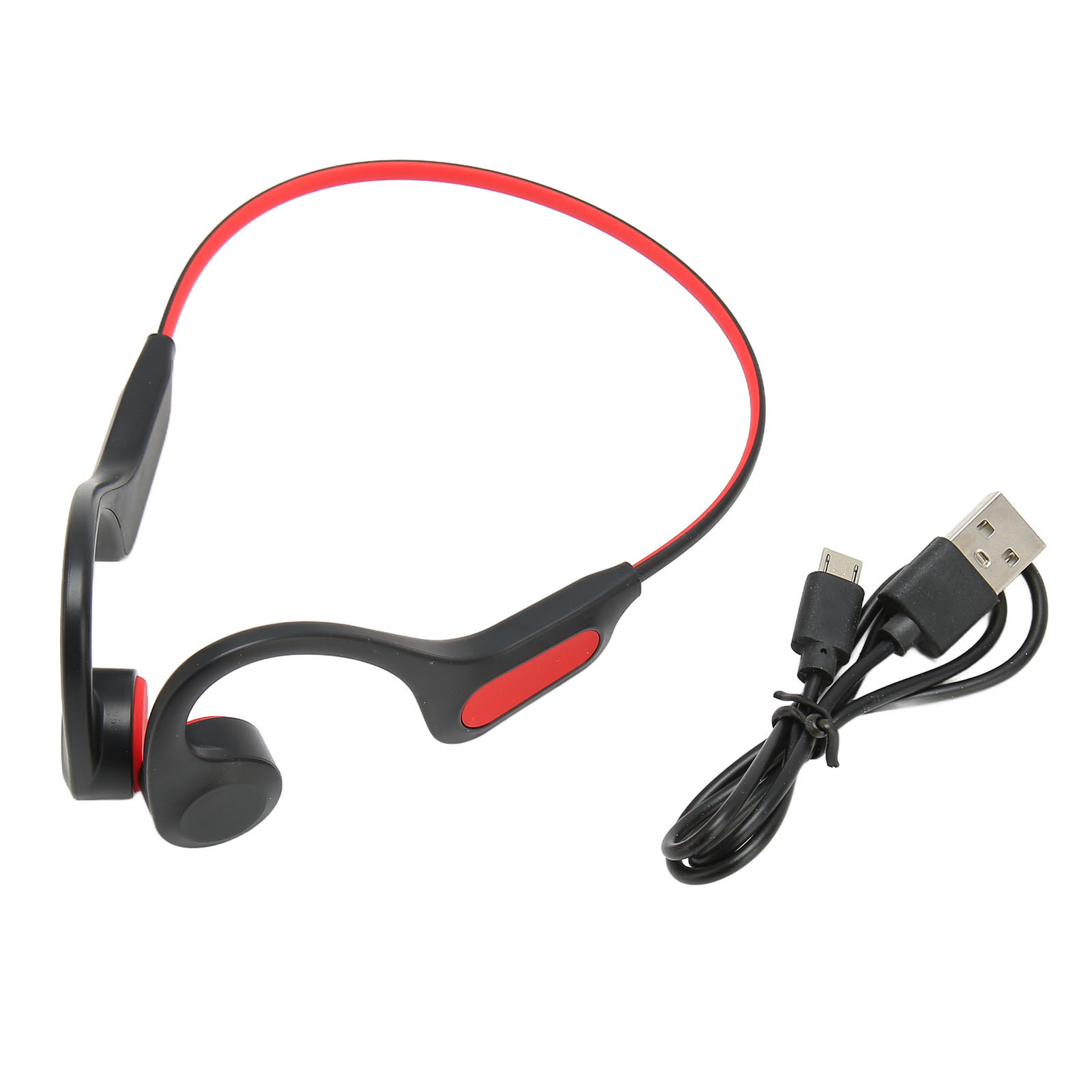 Bluetooth-knochenschallkopfhörer Mit Geräuschunterdrückung, Wiederaufladbar, Ip56 Wasserdicht, Kabelloser Stereoklang, Für Sport