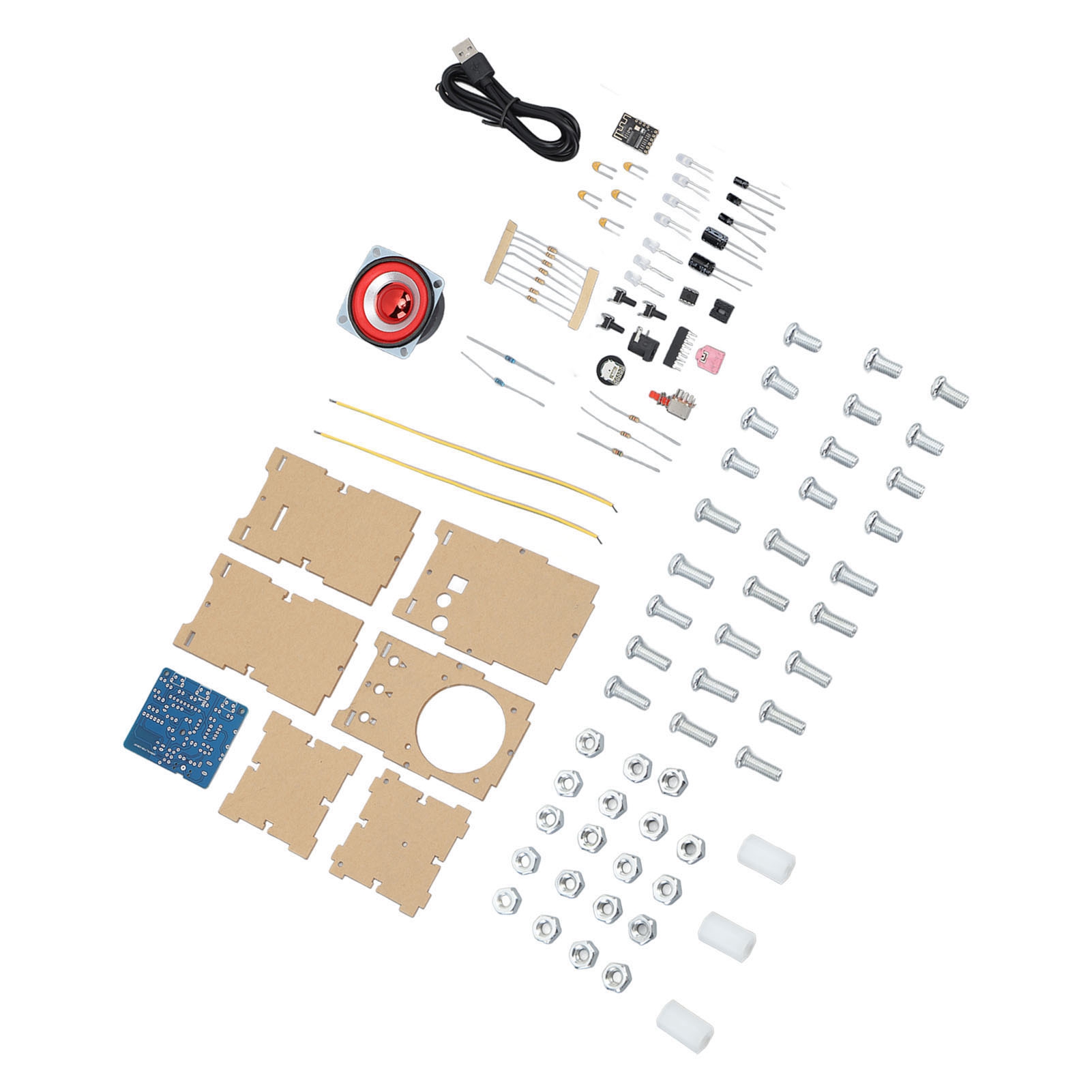 Diy-bluetooth-lautsprecher-bausatz, Elektronischer Soundbausatz Für Heimstereo-projekte, Ideal Zum Üben Des Lötens Und Für Den Schulunterricht (ersatzteile).