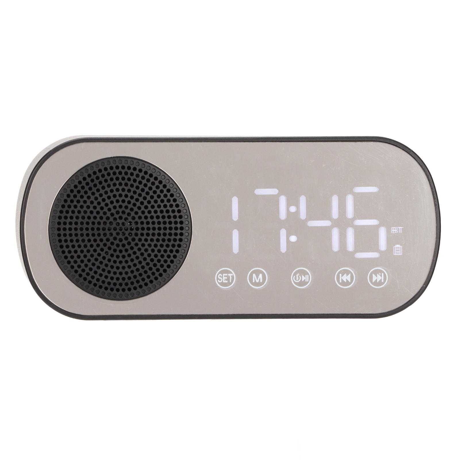 Tragbares Radiowecker Mit Bluetooth-lautsprecher Und Zwei Weckerfunktionen Zum Lesen, Kochen Und Reiten. Ideal Zum Lesen, Kochen Und Reiten.