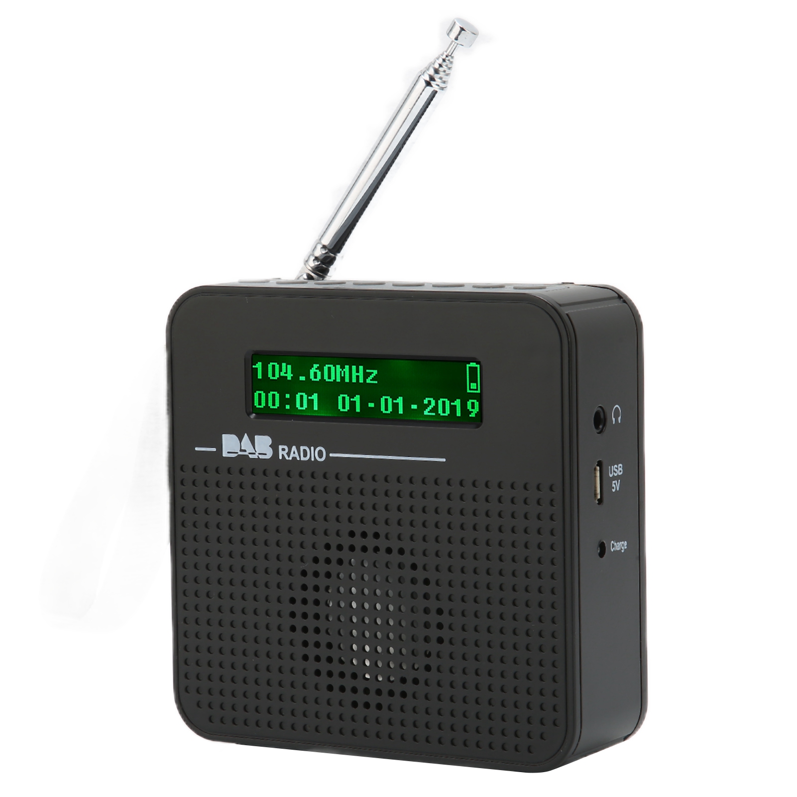 Tragbares Bluetooth-digitalradio Mit Fm-empfang Und Dab/dab-radio Für Spaziergänge Und Reisen Im Freien