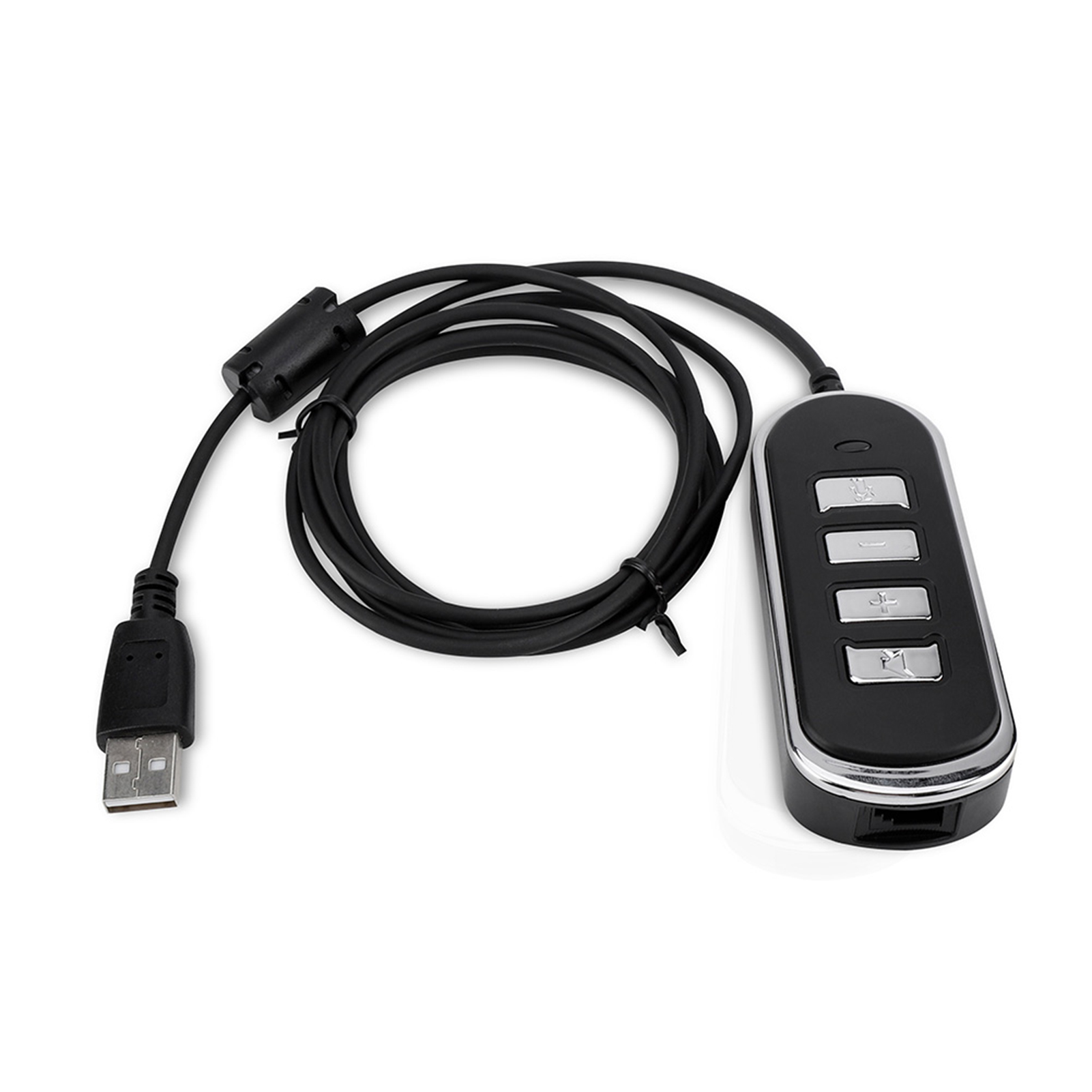 Rj9-zu-usb-audiokonverterkabel Für Computerkopfhörer Mit Steuereinheit