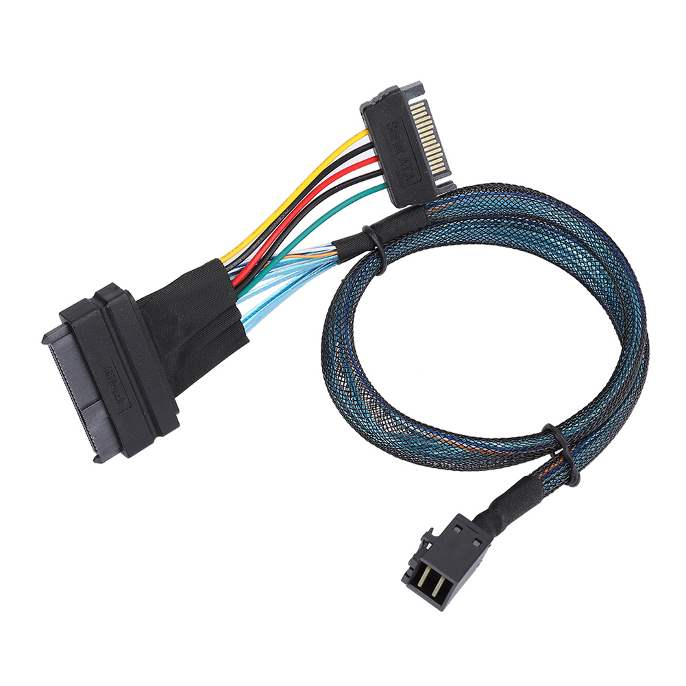 Sff8643 Auf Sff8639 Sas-kabel, 15-poliger Mini-server-adapter Für Festplatte