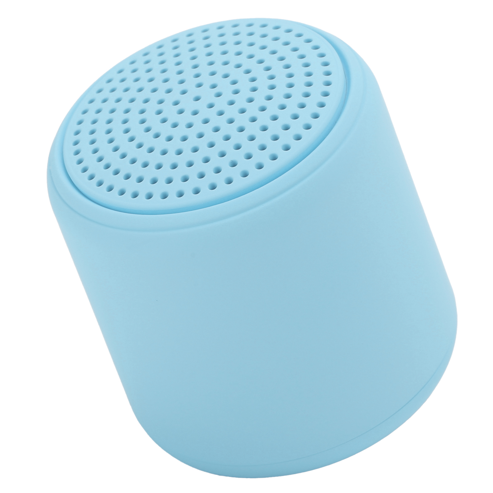 Tragbarer Bluetooth-lautsprecher Mit Mini-usb-anschluss Und Blauem Kabel