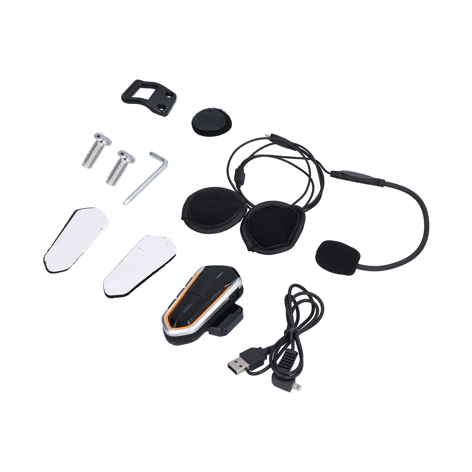Qtbe6 Bluetooth-kopfhörer Für Motorradhelme, Ohrumschließend, Kabellos