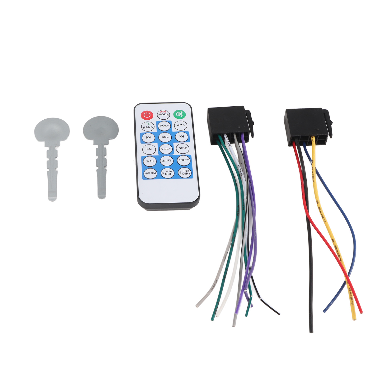 Bluetooth-autoradio Mit Mp3- Und Wav-wiedergabe Sowie Aux-eingang, Kompatibel Mit Freisprechfunktion, Sprachnavigation Und Klarem Klang.