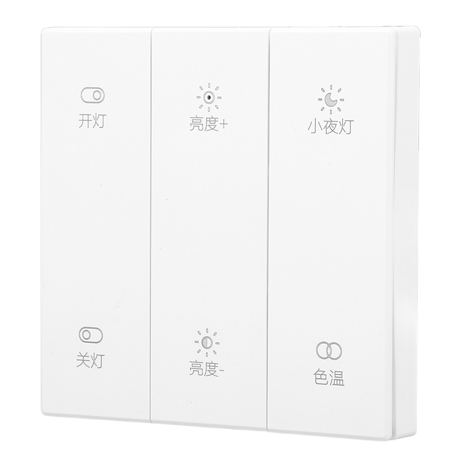 Intelligenter 3-tasten-schalter Mit 2,4-ghz-bluetooth-verbindung Und Drahtloser Steuerung Für Haushaltsgeräte