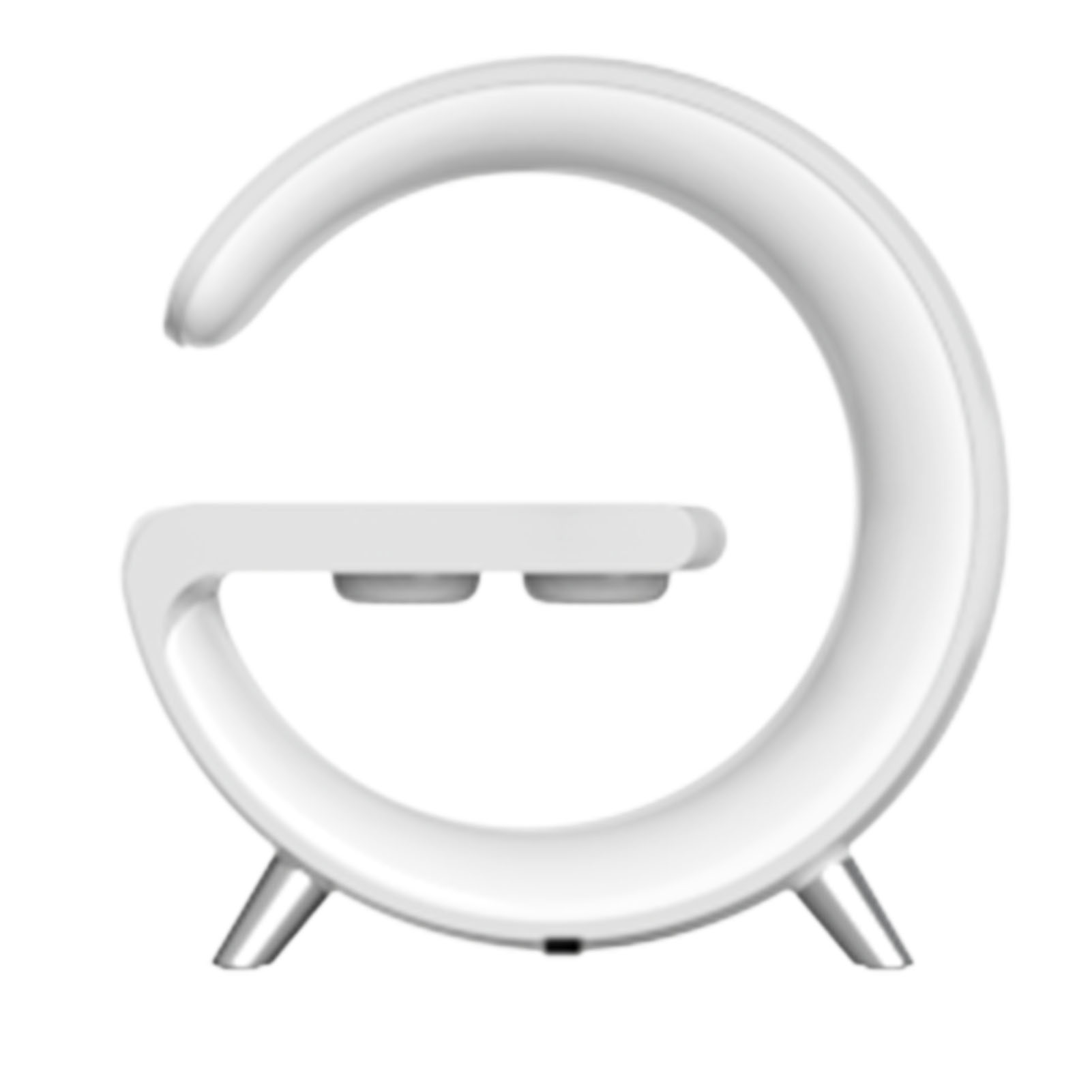 Intelligente 15-w-stimmungslampe Mit Bluetooth-lautsprecher, Kabellosem Ladegerät Und Wecker – Eu-stecker