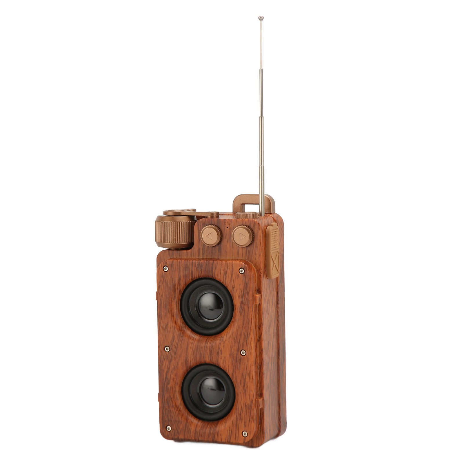 Retro-bluetooth-lautsprecher, Tragbarer Mini-lautsprecher Im Vintage-design Mit Stereo-fm-radio