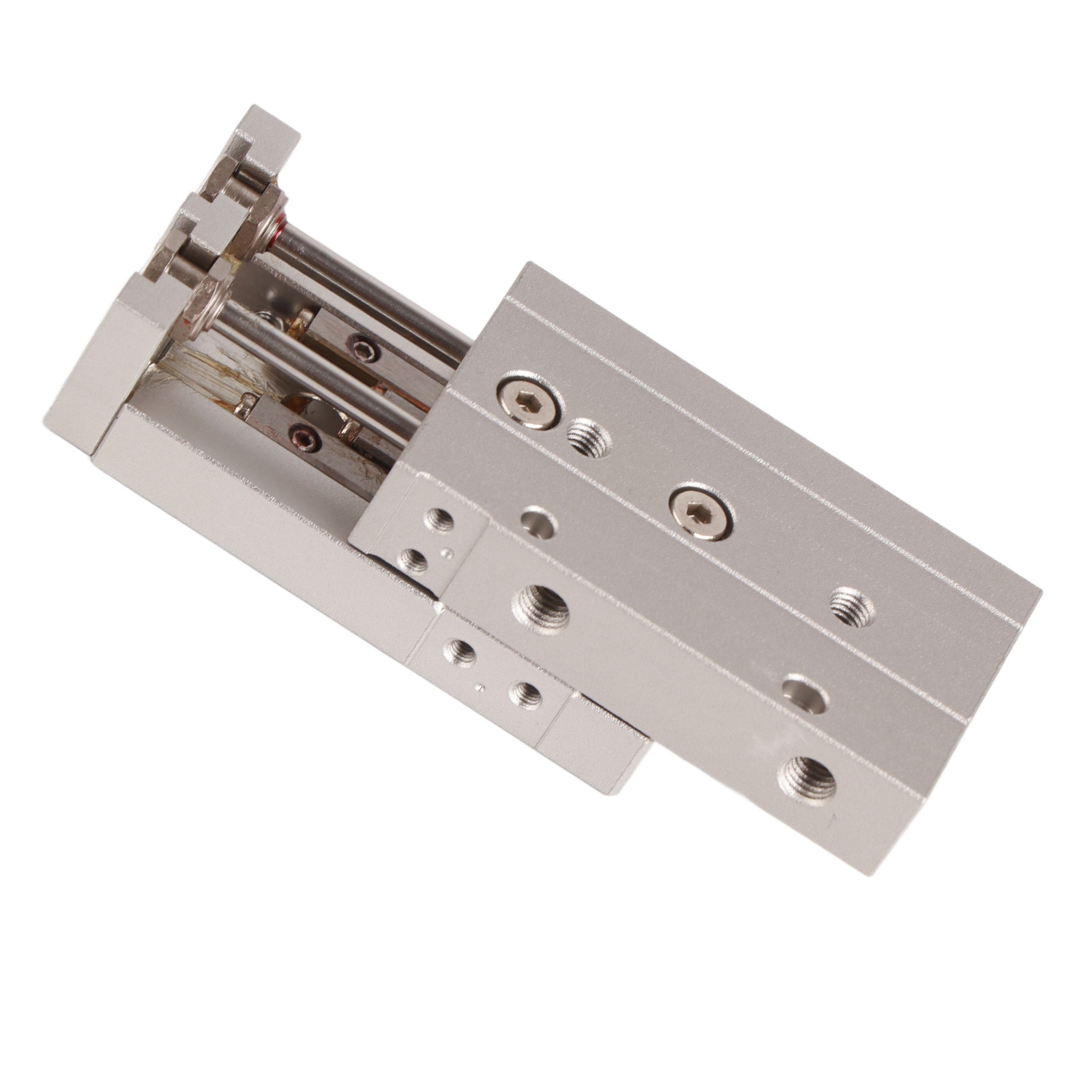 Hochpräziser Pneumatischer Parallelgreifer M5 X 0,8 Mit Doppelführungsschiene, Pneumatischem Fingerantrieb Für 20s-trockner, 20 Mm Hub