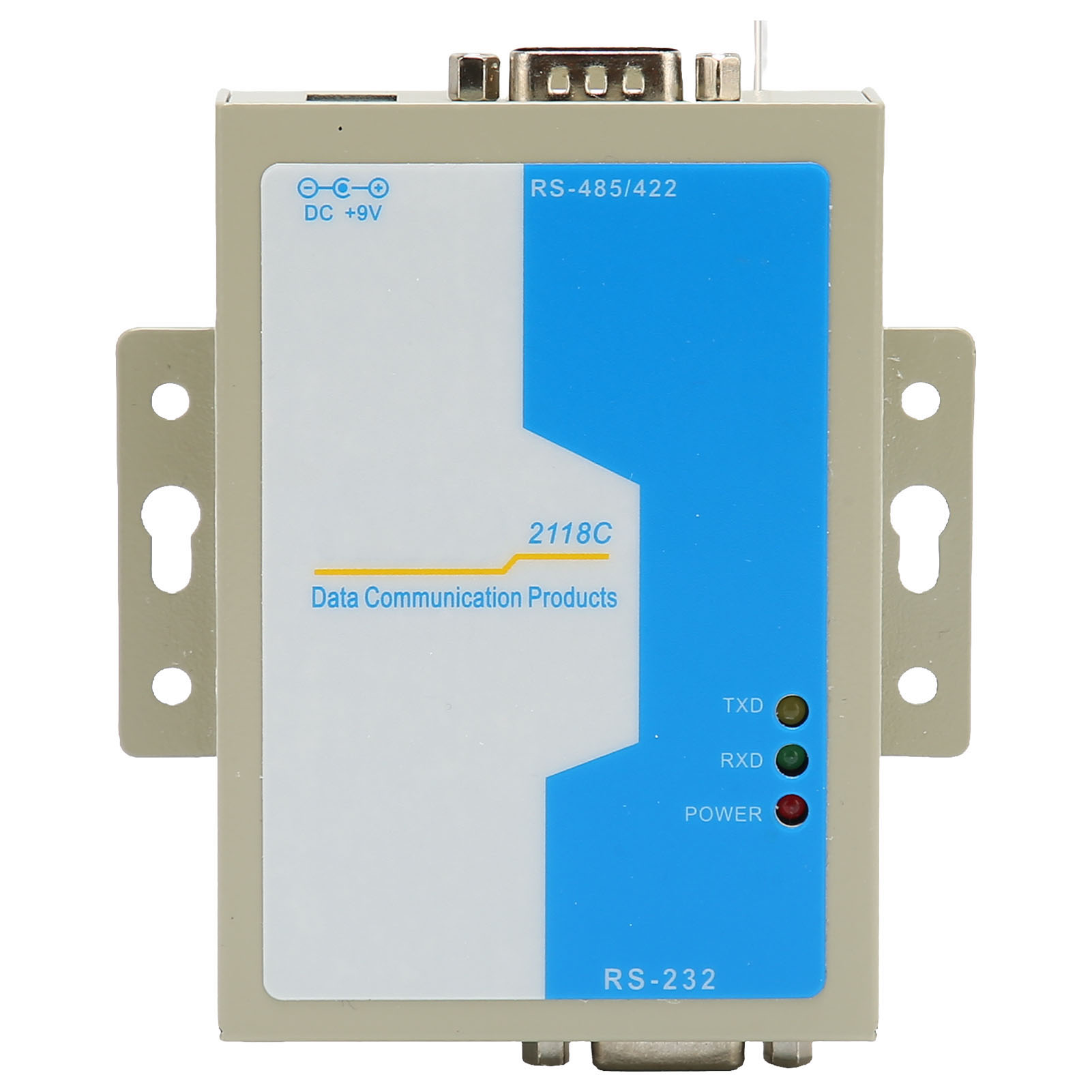 Industrieller Rs232-zu-rs485/rs422-konverter Mit Blitzschutz, 100–240-v-kommunikationsdatenadapter, Eu-stecker