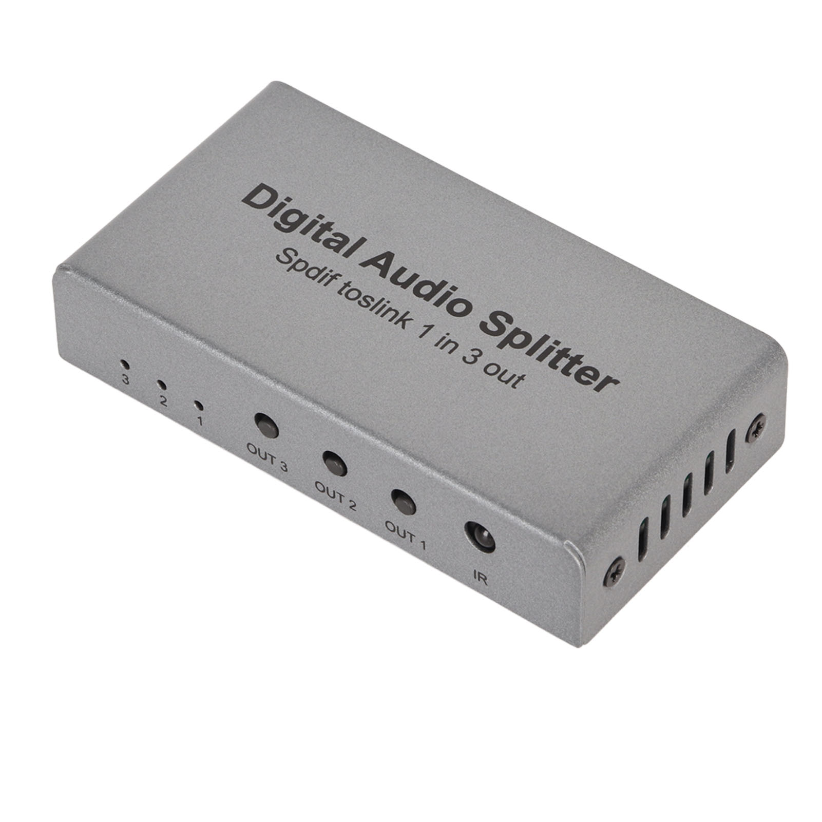 1x3 Spdif-splitter (optisch), Kompatibel Mit Lpcm 2.0 Und Dts Für Dolby Ac3 Optischer Digital-audio-splitter Für Heimkino-dvd-/cd-player