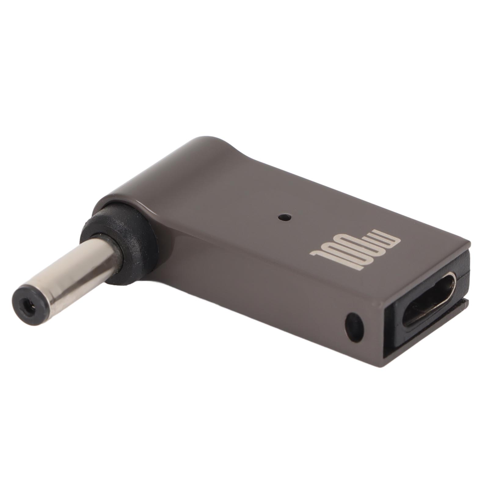 Laptop-ladeadapter, Usb-c-buchse Auf Dc-stecker, Pd-schnellladung, Aluminiumlegierung, 100 W, 4 X 1,35 Mm