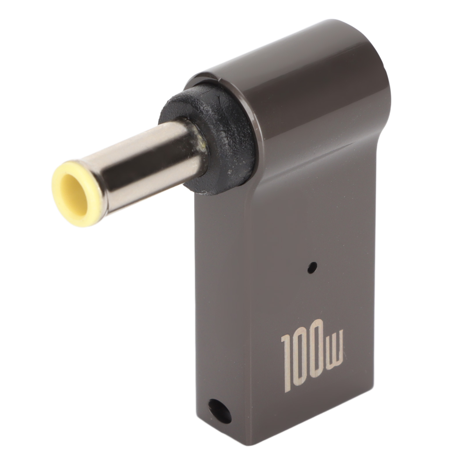 Usb-c-buchse Auf Dc 5,0 X 1,0 Mm Netzteil Mit Pd-smart-chip, 90°-winkelstecker Und Gehäuse Aus Aluminiumlegierung Für Laptops