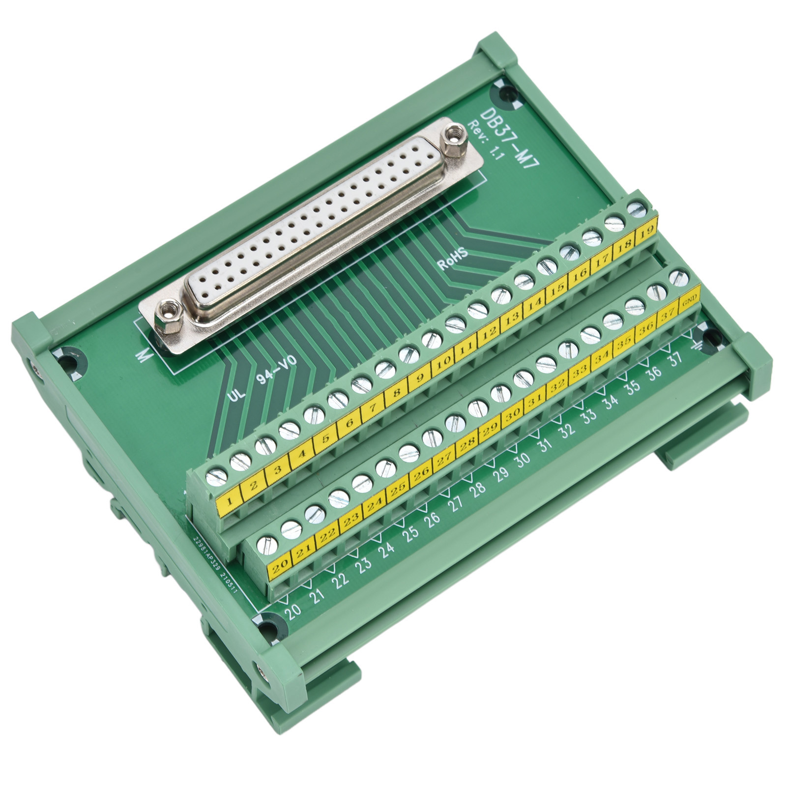 Db37-m7-buchse Für Klemmenblock-anschlussplatine, Leiterplatten-anschlussmodul, 60 V Dc