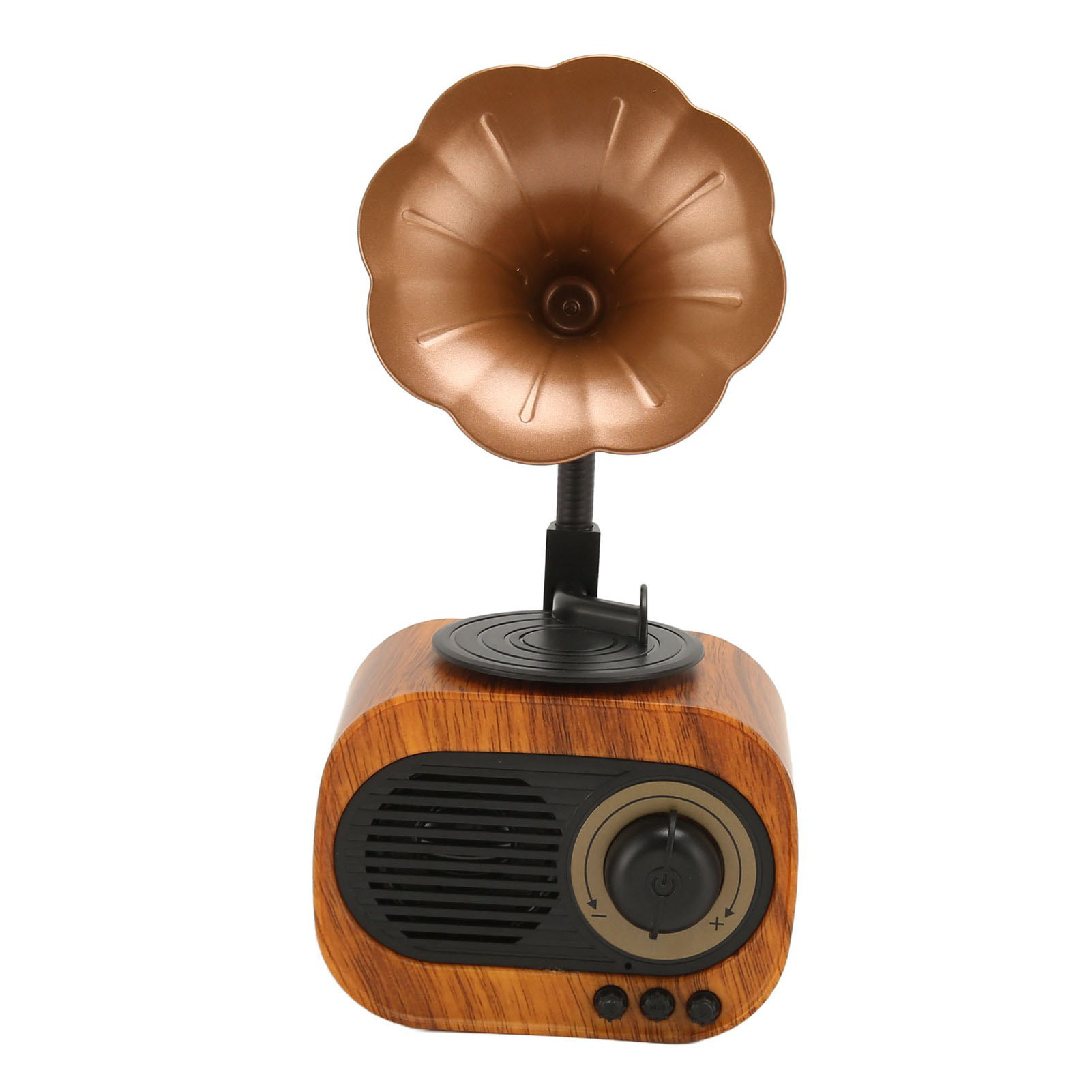 Retro-bluetooth-lautsprecher In Form Eines Grammophons, Tragbares, Wiederaufladbares, Kabelloses Stereoradio