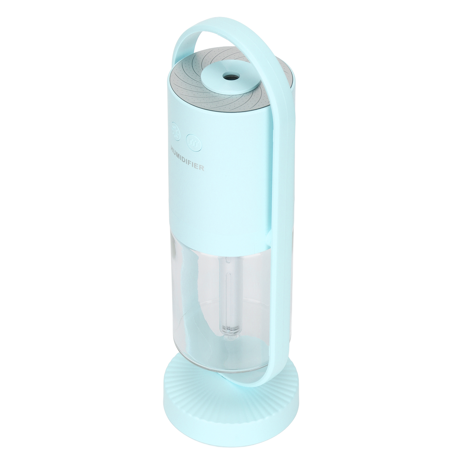 Mini-luftbefeuchter, Tragbar, 360° Drehbar, Mit 2 Vernebelungsmodi, Ideal Für Auto, Zuhause, Büro Und Reisen (hellblau).