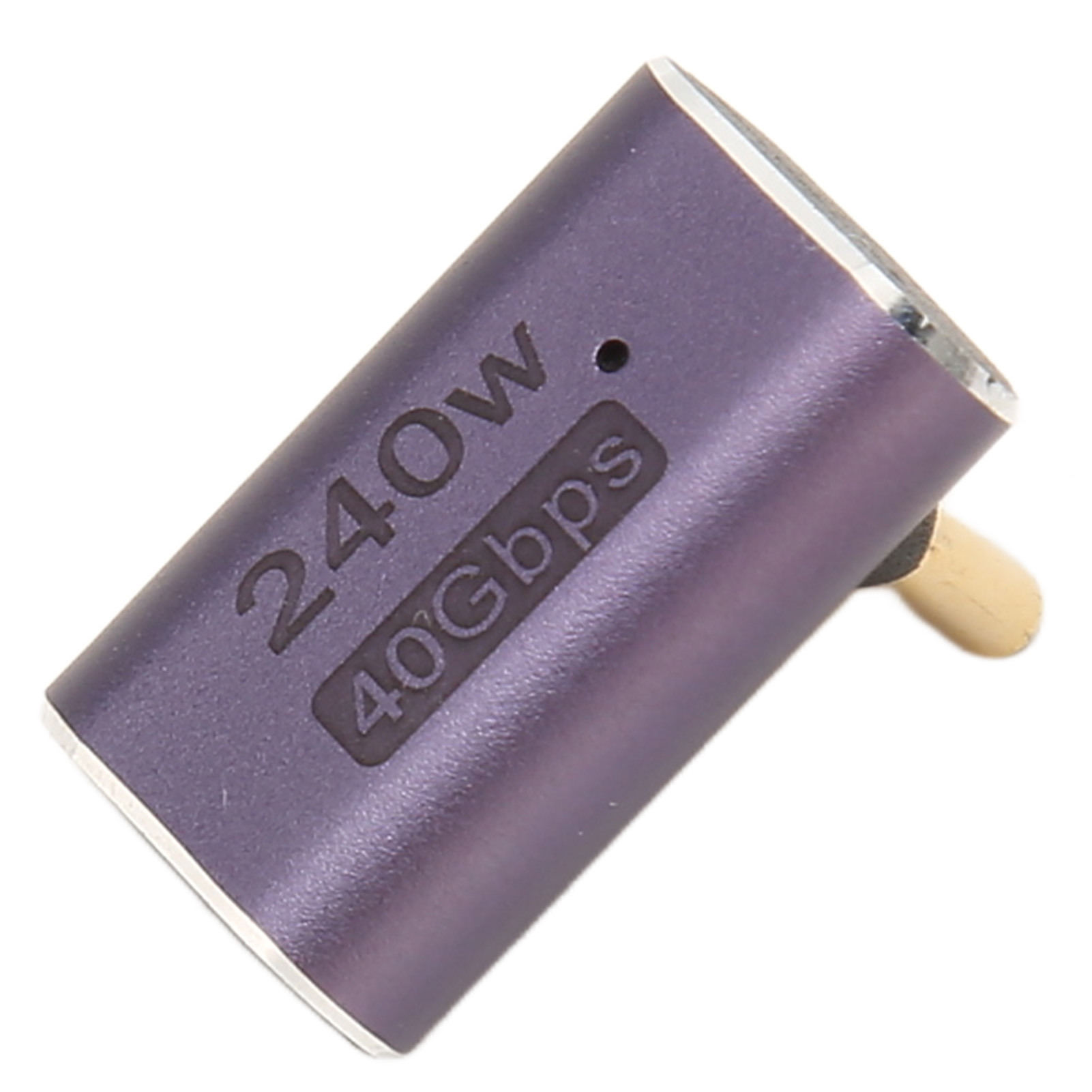 Usb-c-buchse Auf Usb-c-stecker Pd-adapter, 240 W, 8k, 60 Hz, High Speed 40 Gbit/s, Usb 4.0 C, Abgewinkelter Adapter Für Smartphone, Tablet Und Laptop