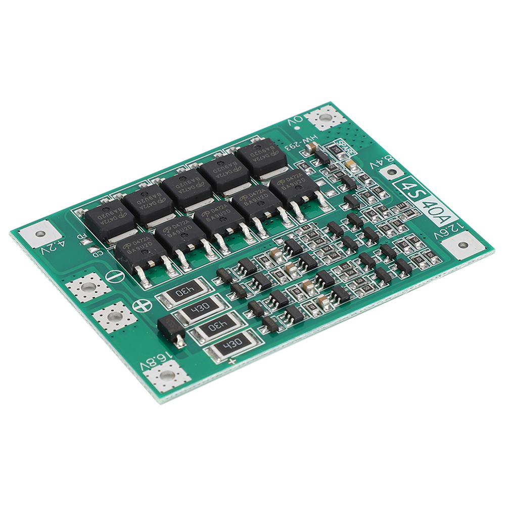 Schutzplatine Für 4s 14,8v 16,8v 40a 18650 Lithium-ionen-akkus Mit Ausgleichsschaltung