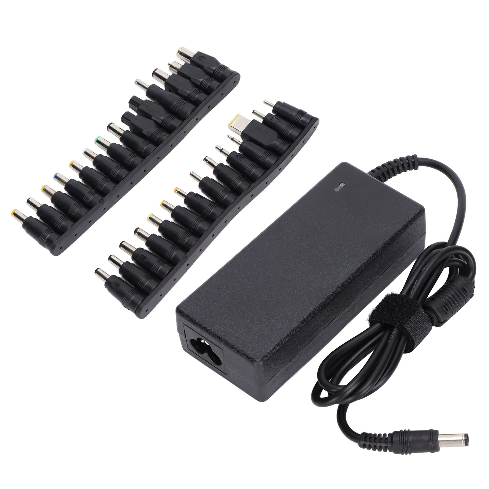 Universelles 65-watt-netzteil Für Laptops, Mit 28 Netzadaptern Und Einem Europäischen Stecker.