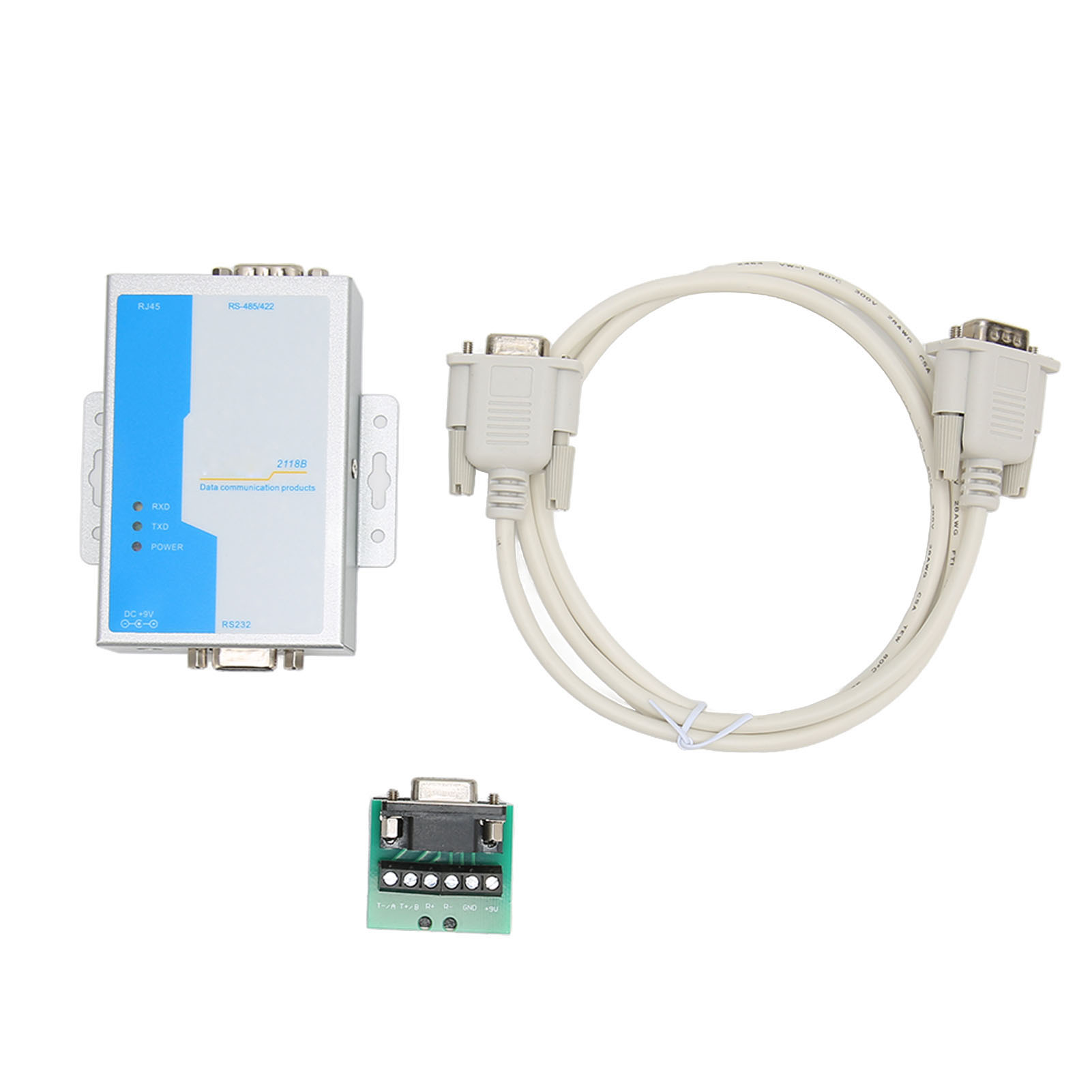 Rs232-zu-rs485-konverter: 300 Bis 115,2 Kbit/s, 1500 W Überspannungsschutz, 32 Bis 128 Geräte. Rs232-zu-rs422-konverter: 100–240 V, Eu-stecker.