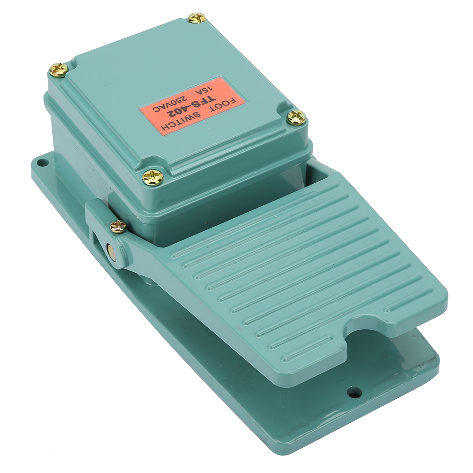 Momentaner Fußschalter Aus Rutschfestem Aluminium, 250 V Ac, 3 A, 1 Schließer, 1 Öffner, Tfs-402