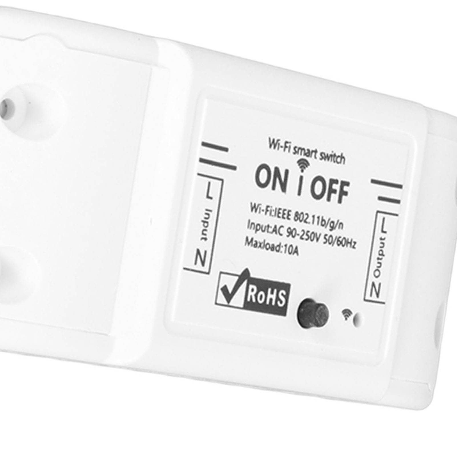 Set Mit 2 Mini-smart-wlan-schaltern Mit Sprachsteuerung Und Timer, Drahtloser Fernbedienung, Ac90-250v 10a