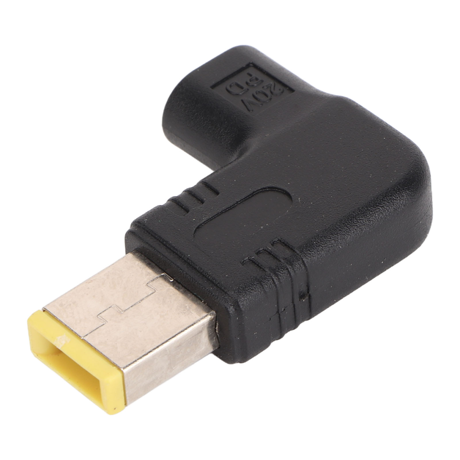Usb-c-buchse Auf Vierkantstecker-adapter, 100-w-pd-schnellladung, 90°-laptop-ladeanschluss