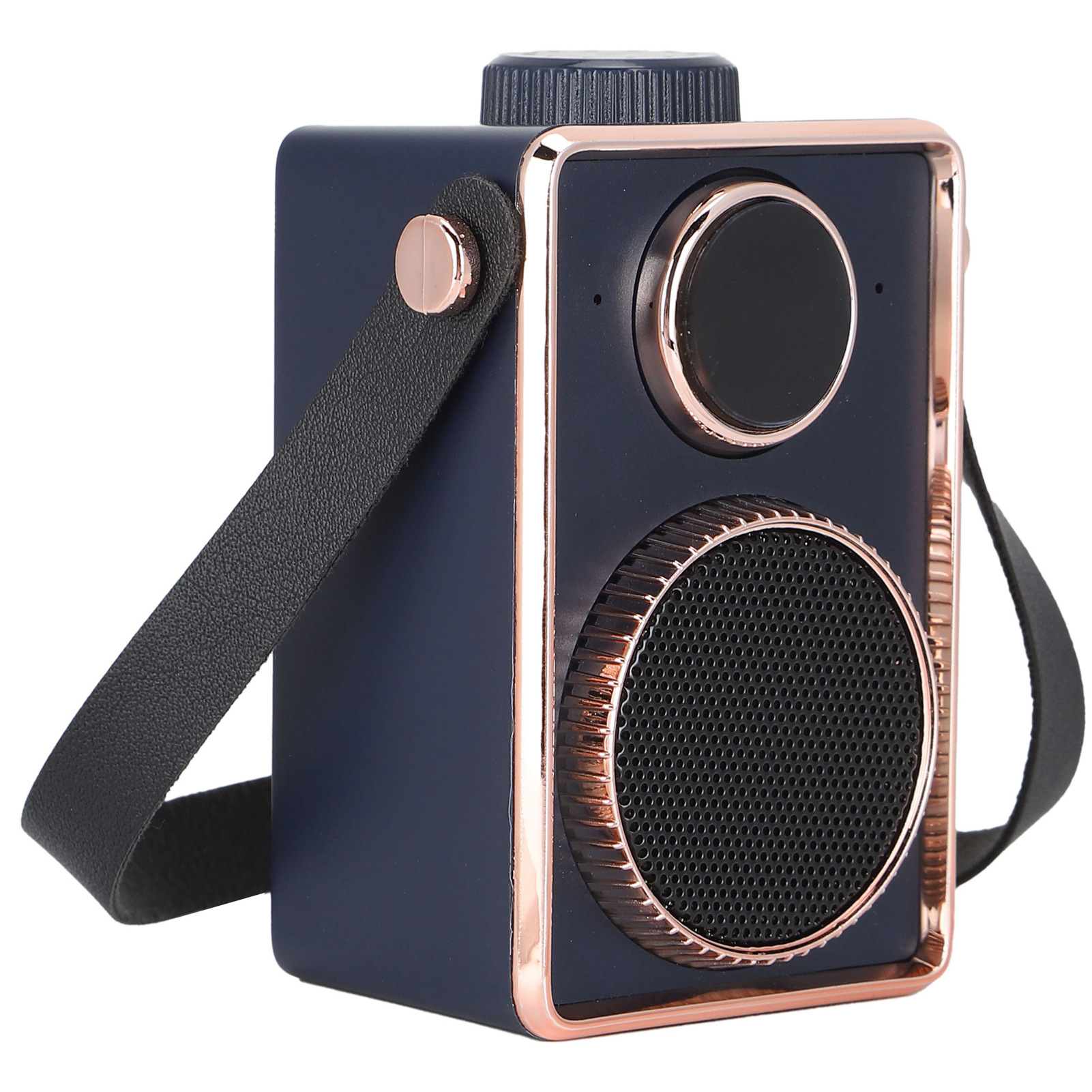 Mini-retro-bluetooth-lautsprecher, Tragbar, Kabellos, Aus Abs (blau)