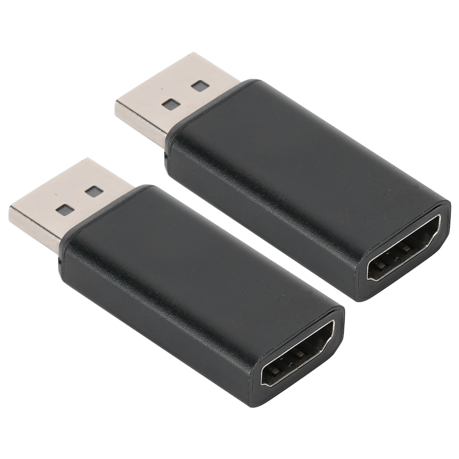 2er-pack Dp-stecker Auf Hdmi-buchse-adapter Für 1080p-hd-fernseher Und Pc