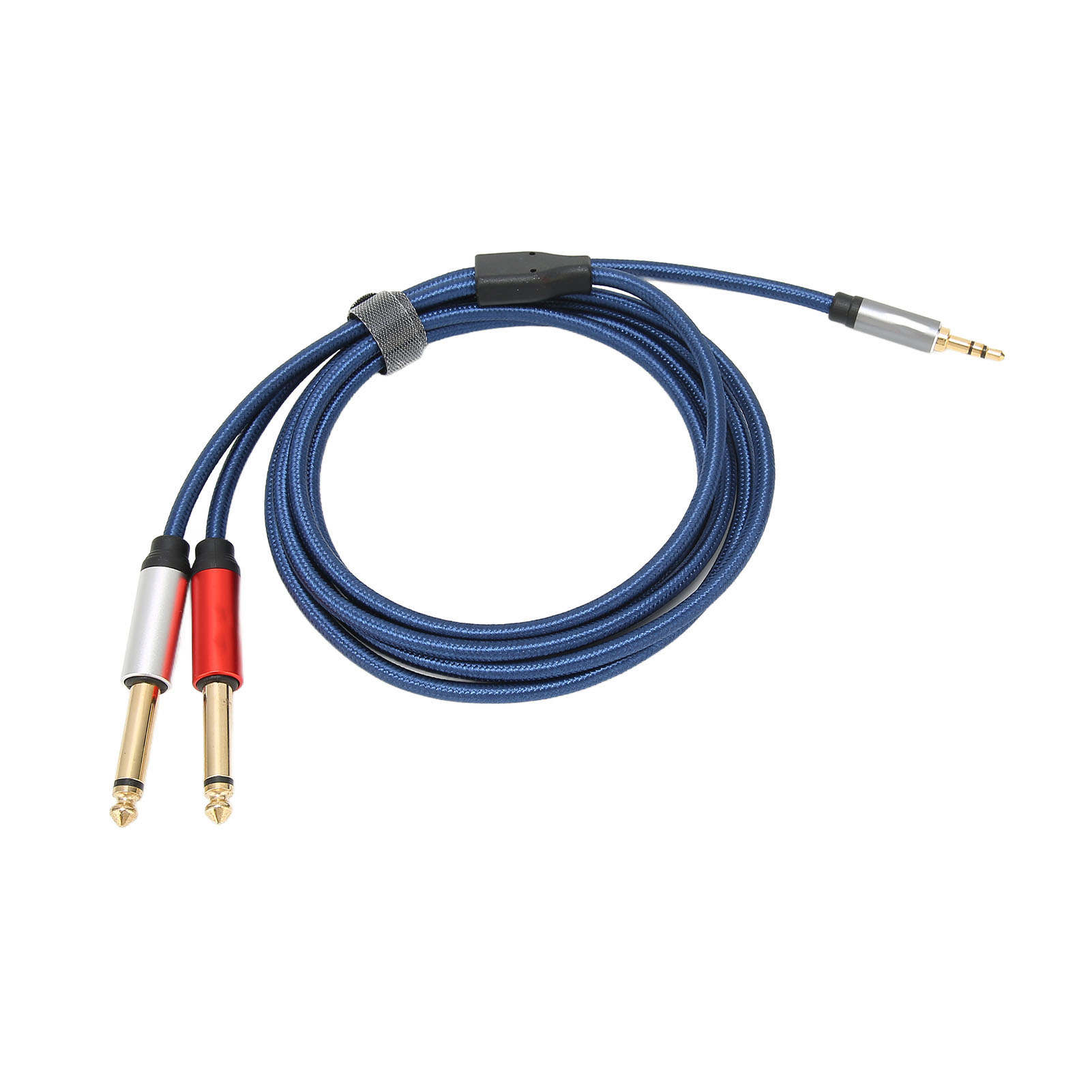 3,5-mm-auf-2-6,35-mm-stereo-splitterkabel, Vergoldetes Mono-audiokabel (stecker) Für Wohnmobile