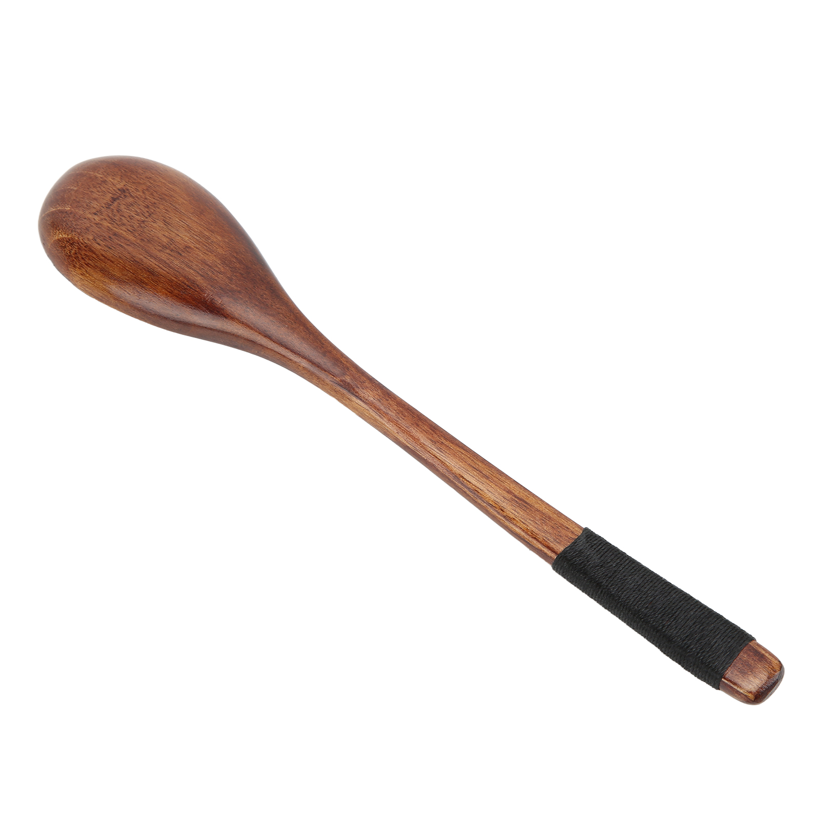 Set Aus 5 Umweltfreundlichen, Langstieligen Holzlöffeln Aus Buchenholz, Halbkreisförmig, Für Den Essbereich