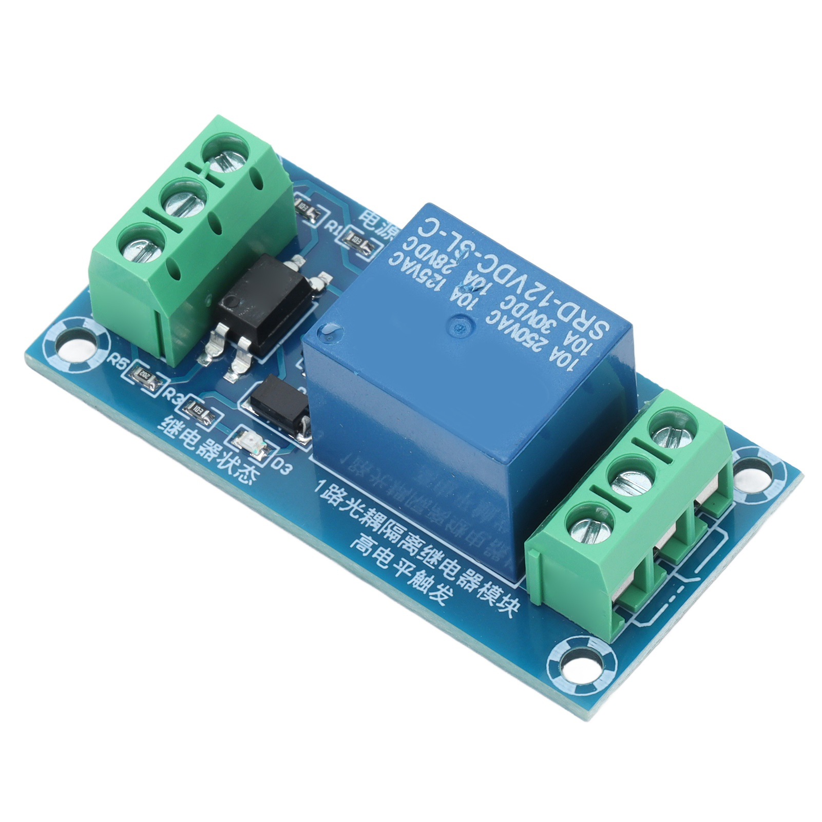 Optokopplerisoliertes Leiterplatten-relaismodul, Hoher Triggerkanal, 12-v-dc-relaisplatine