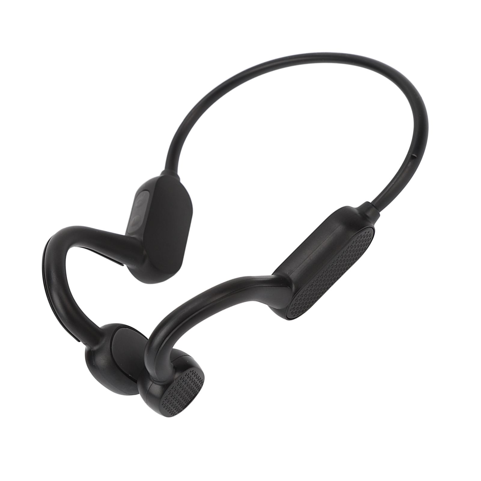 Leichte, Ergonomische, Offene Bluetooth-knochenleitungskopfhörer Für Sportarten Mit Batterieanzeige.