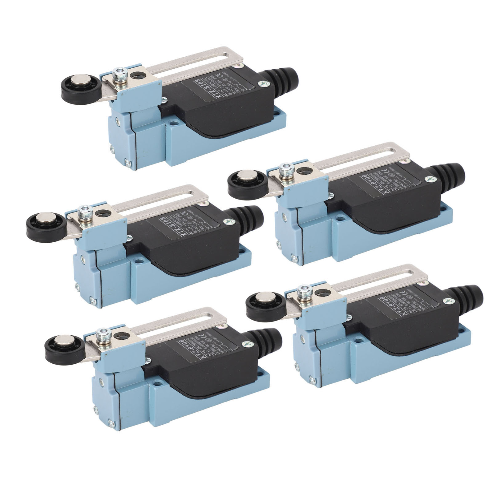 Momentaner Endschalter (5er-pack) Mit Verstellbarem Rollenhebel Für Cnc-fräsmaschinen Und 3d-drucker (250v/220v).