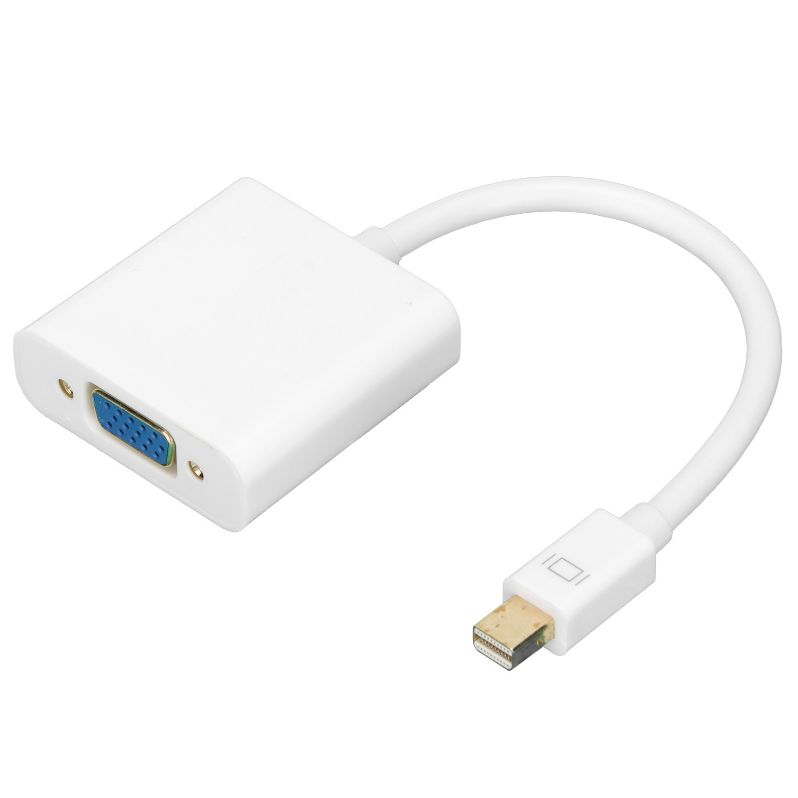Mindpure Mini Displayport Auf Vga Adapter: Vollständig Kompatibel Mit Fernsehern, Monitoren Und Projektoren.