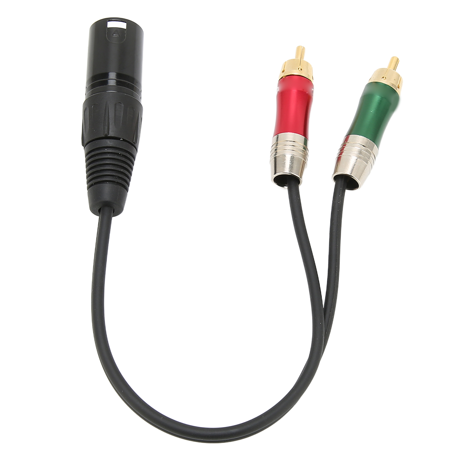 Xlr-auf-2-cinch-stecker-3,5-mm-dc-stereo-verlustfrei-kabel, Universeller Mikrofon-splitter Für Dvd/vcd, Xlr-stecker Auf 2 Cinch-stecker, 1 M