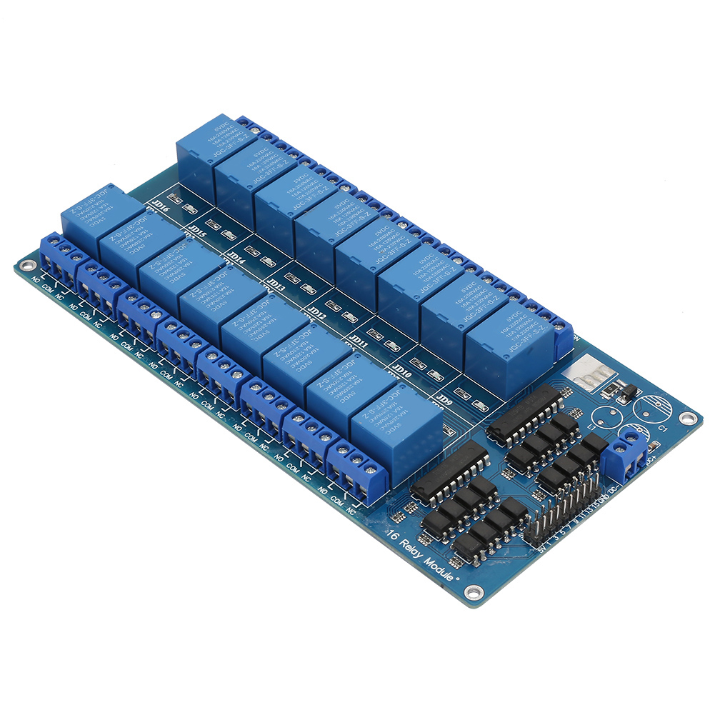 Steuerplatine Für 5v 16-kanal-relaismodul Mit Optokopplerschutz Für Mikrocontroller-modul