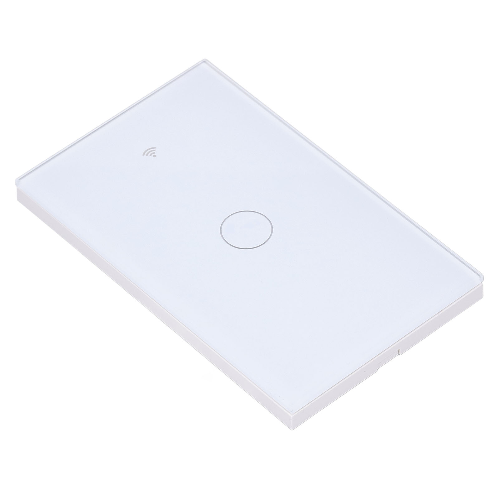 Intelligenter 10a-wand-touch-schalter Mit Gehärteter Glasplatte Und Integrierter Wi-fi-verbindung Für Den Heimgebrauch (90-250v).
