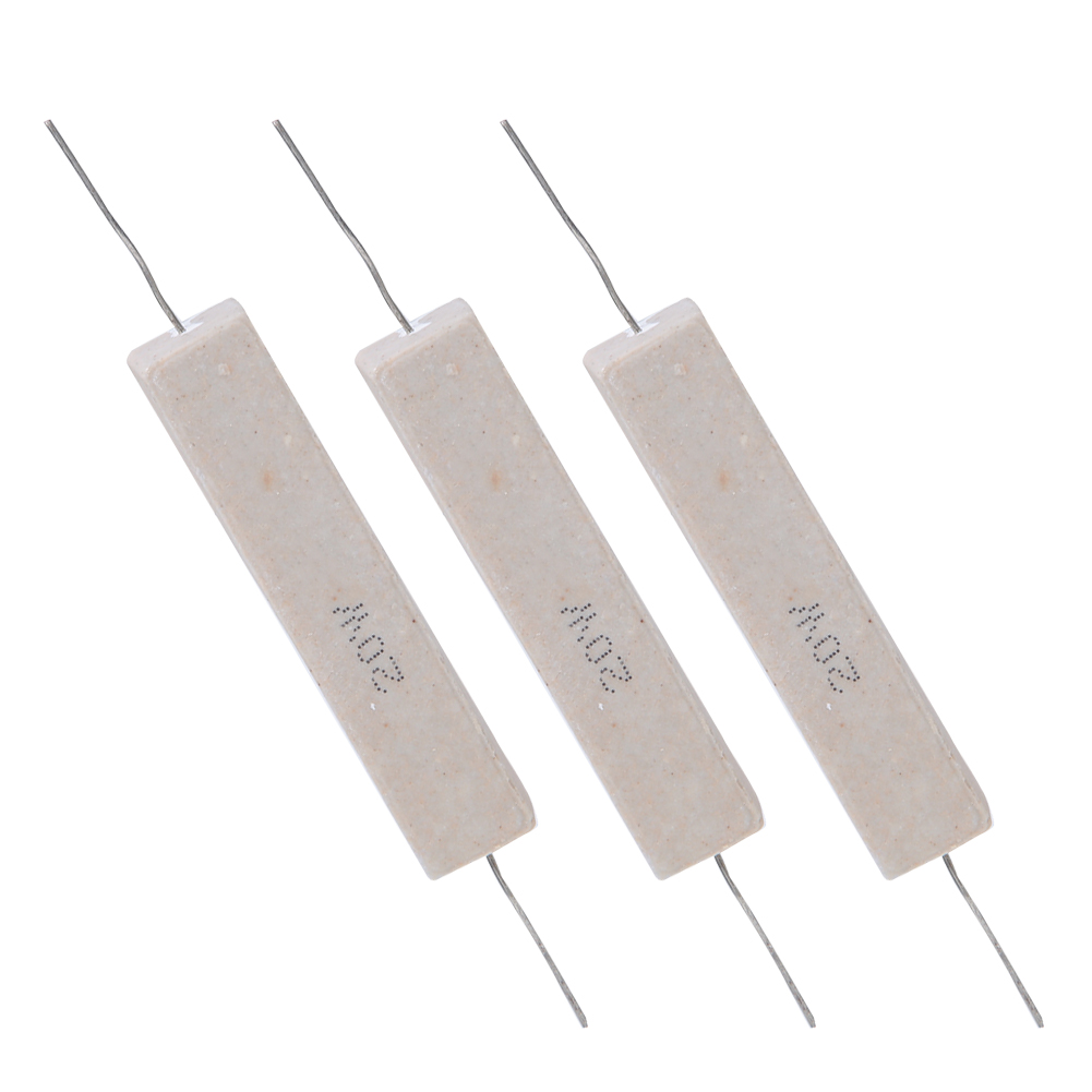 10 Hochpräzise, ±5% Leistungsverfestigte Widerstände Für Leiterplatten, 20w (10r)