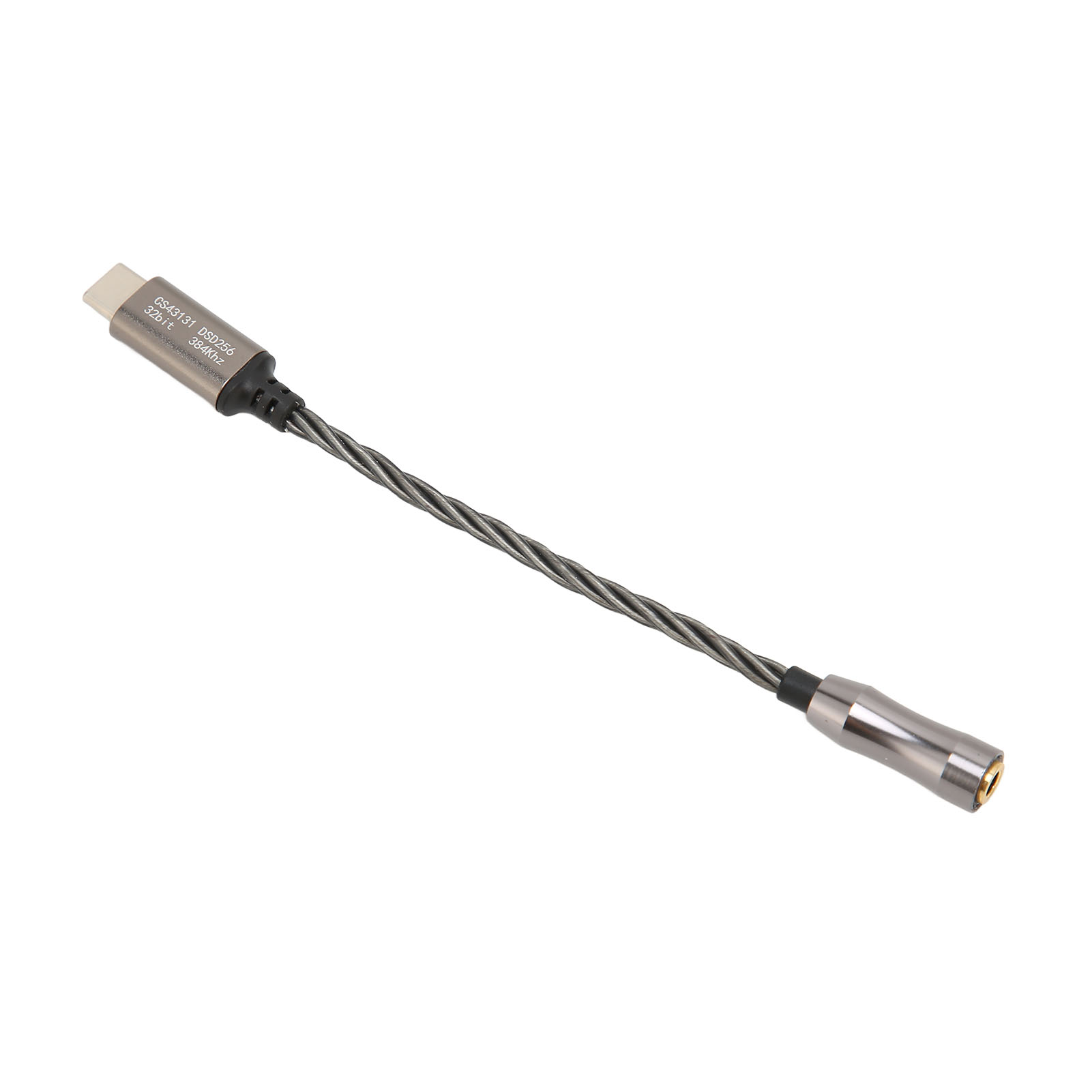Usb-c-auf-3,5-mm-klinken-kopfhörerverstärker, 15 Cm (5,9 Zoll), 120 Db, Für Android-pcs, Hellgrau