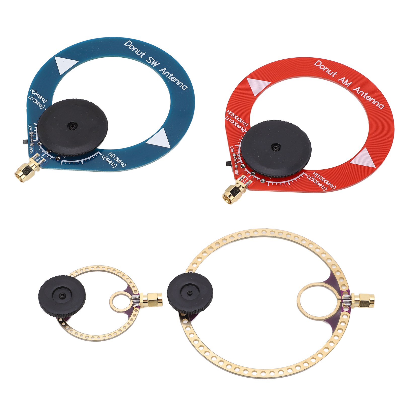 4 Mini-ring-transceiver Uhf Vhf Am Sw Mit Rahmenantenne Für Kurzwellenrundfunk