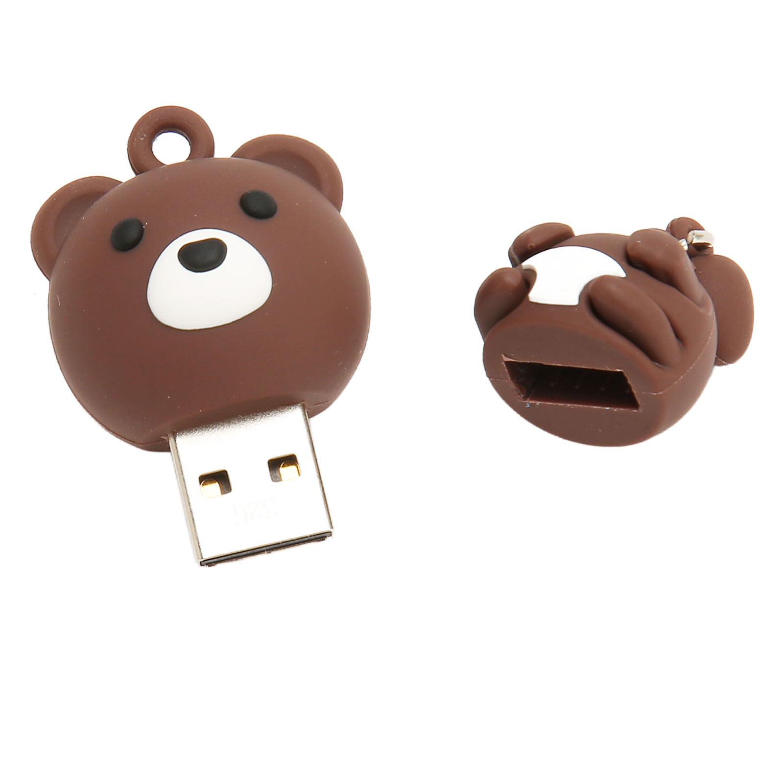 Usb 2.0-flash-laufwerk, Kompatibel Mit Hot-plugging, Extrem Stabil, Niedliches Bären-design, 64 Gb, Für Mobiltelefon Und Pc.
