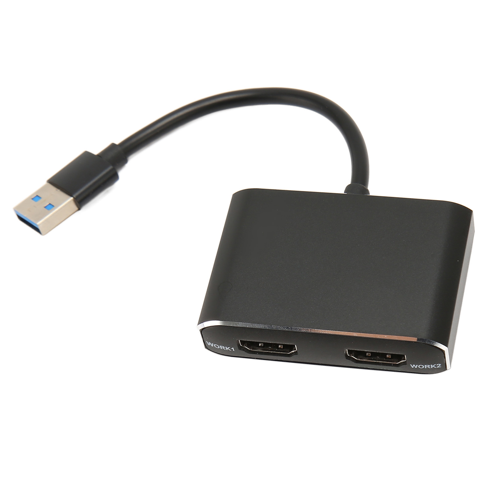 Usb 3.0 Auf Dual Hd 1920x1080p 5gbit/s Multimedia Interface Adapter, Usb-c Splitter, Erweiterter Bildschirm Für Pc Und Laptop, Kompatibel Mit Zwei Bildschirmen.