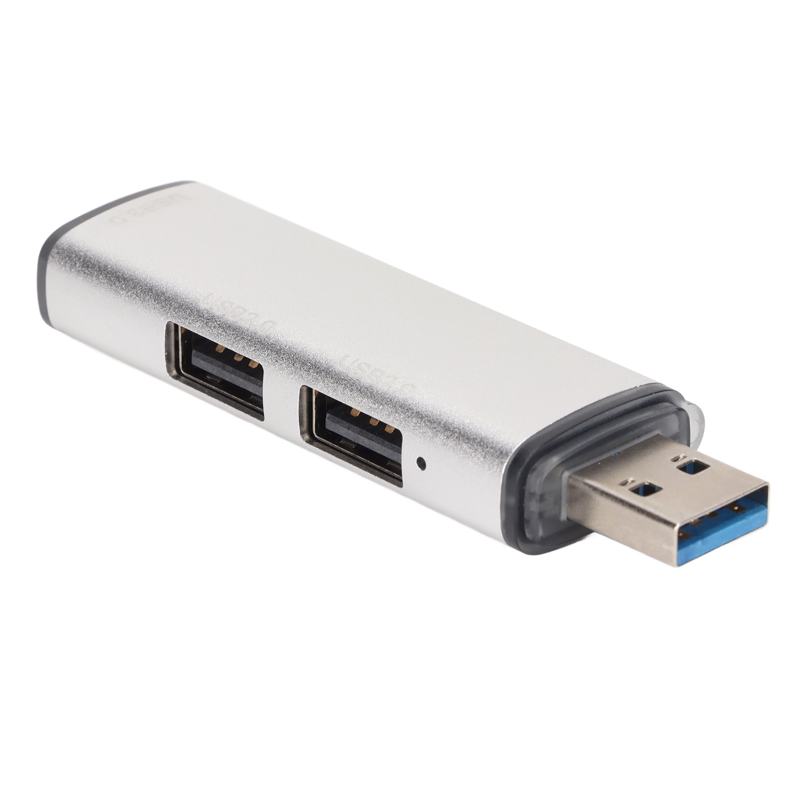3-port Usb 3.0 Hub, Mini, Leicht Und Kompakt, Für Tastatur, Laptop Und Drucker (silber)